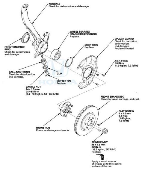 diagrams of hub and bearing assembly honda accord Ebook Kindle Editon